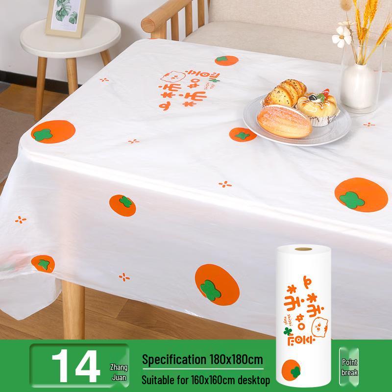 DYMAYKI Disposable Plastic Tablecloth