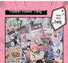 Yu Xian 45-Sheet Retro Japanese Die-Cut Sticker Book for DIY Journals & Collages