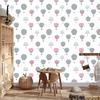 Wallpaper Colorful Vehicles Balloons for Living Room and Bedroom 50x1000