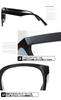 Big Frame Wellington Sunglasses UV Protection Unisex F Black x Blue [One Colors] Men's (4)