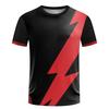 Fashion Table Tennis Sports T Shirts Summer Casual Short Sleeve Men Women 3D Printed T-shirts Loose Quick Dry Breathable Tees