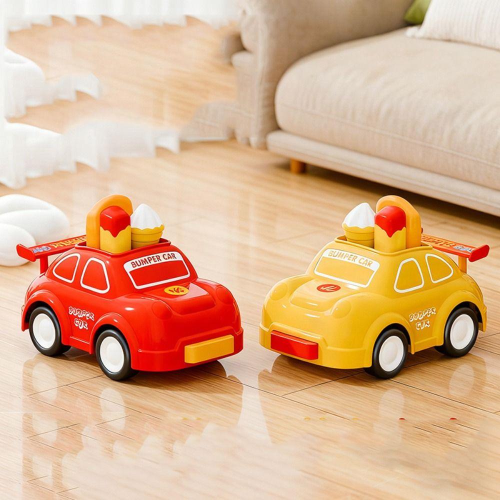 Cartoon Design Pull Back Simulation Car Toy Inertia Power Pull Back Cars Model Christmas Gift