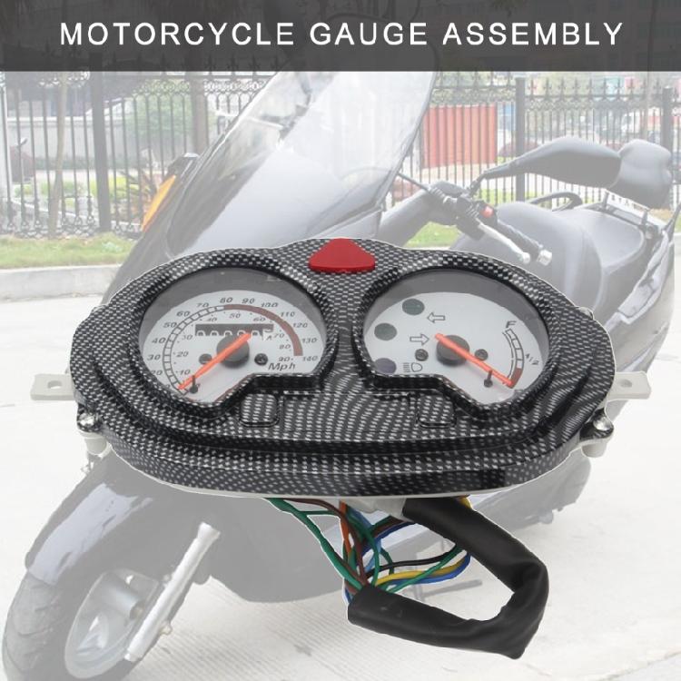 Advanced Motorcycle Speedometer Unit 2V Instrument Cluster with Stable Performances Multifunction 12V Motorcycle Dashboard