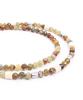 Earthstone Multi Ivory Point Necklace (PLT-NL-070_BE)
