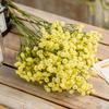 Silk Gypsophila Bouquet: Artificial Floral Arrangement for Living Room or Dining Table Decor
