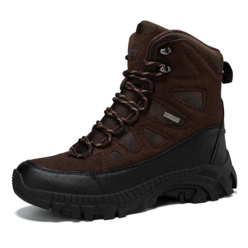 

Men Spring Autumn Boots Men s Hunting Outdoor Waterproof Anti slip Color blocking Hiking Shoes Suitable for Daily Wear and Various Occasions 46