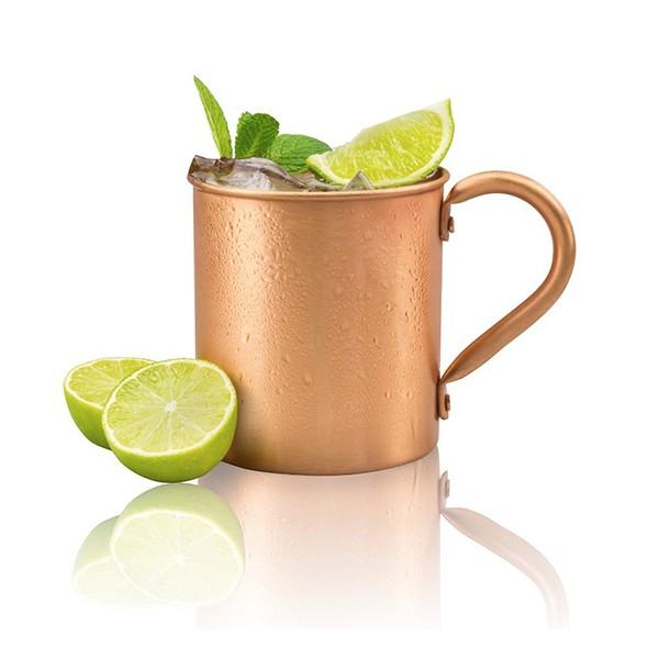 Hammered Copper Plated Stainless Steel Moscow Mule Mug Drum-Type Beer Cup Coffe Cup Water Glass Drinkware