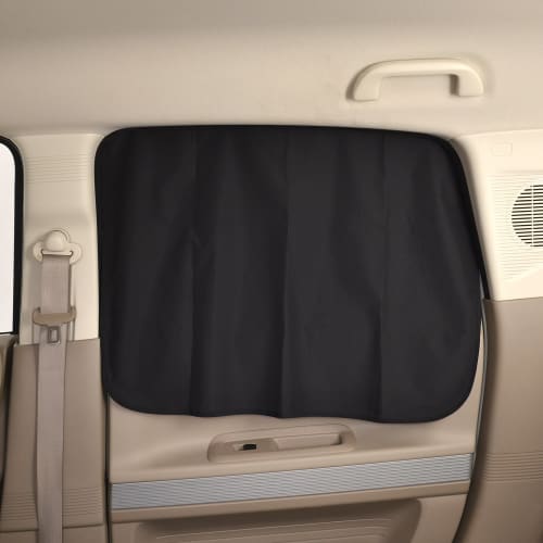 SEIWA Car Interior Supplies, Curtains, Easy Magnetic Curtains, Blackout Fabric, L Size Z87, Magnet Affixed, Sunshade, Privacy Protection, Sleeping in