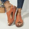 Women's Summer New Large-size Sandals Car Stitched Breathable Sandals