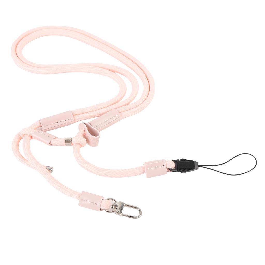 Pocket Camera Lanyard Double Ended Adjustable Neck Hanging Strap for Pocket 3 Pink