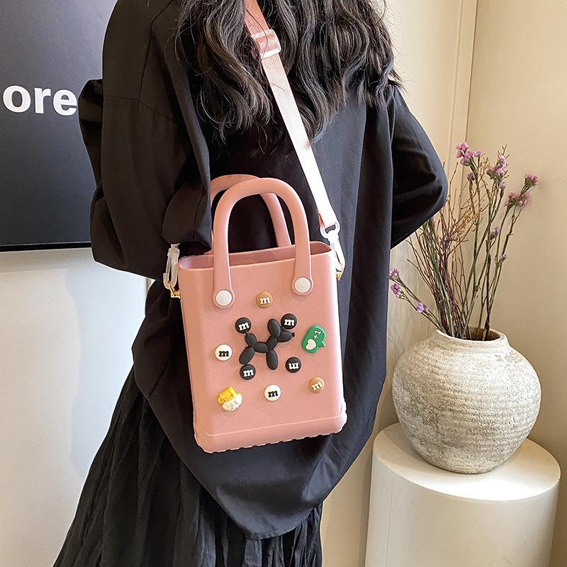 I Kleine Strandlochtasche, lässige Umhängetasche, Handtasche, wasserdichte und verlustsichere Reise-I-Geleetasche.