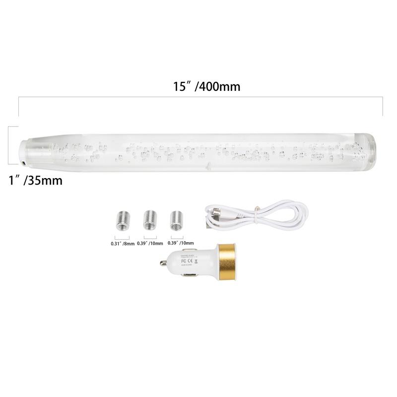 ABS Car Manual Trans Gear Shift Shifter Knob Universal RGB Shift Knob Stick with Light