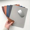 Faux Leather Mouse Pad Solid Color Simple Fashion Office Mouse Pad Home Office Student
