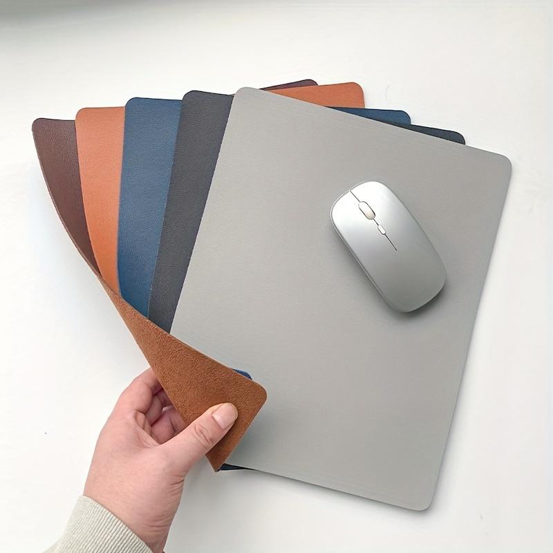 Faux Leather Mouse Pad Solid Color Simple Fashion Office Mouse Pad Home Office Student