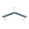 Collapsible Travel Hangers Lightweight Foldable Space-Saver Closet Clothes Hangers with Hidden Clips for Jackets Pants