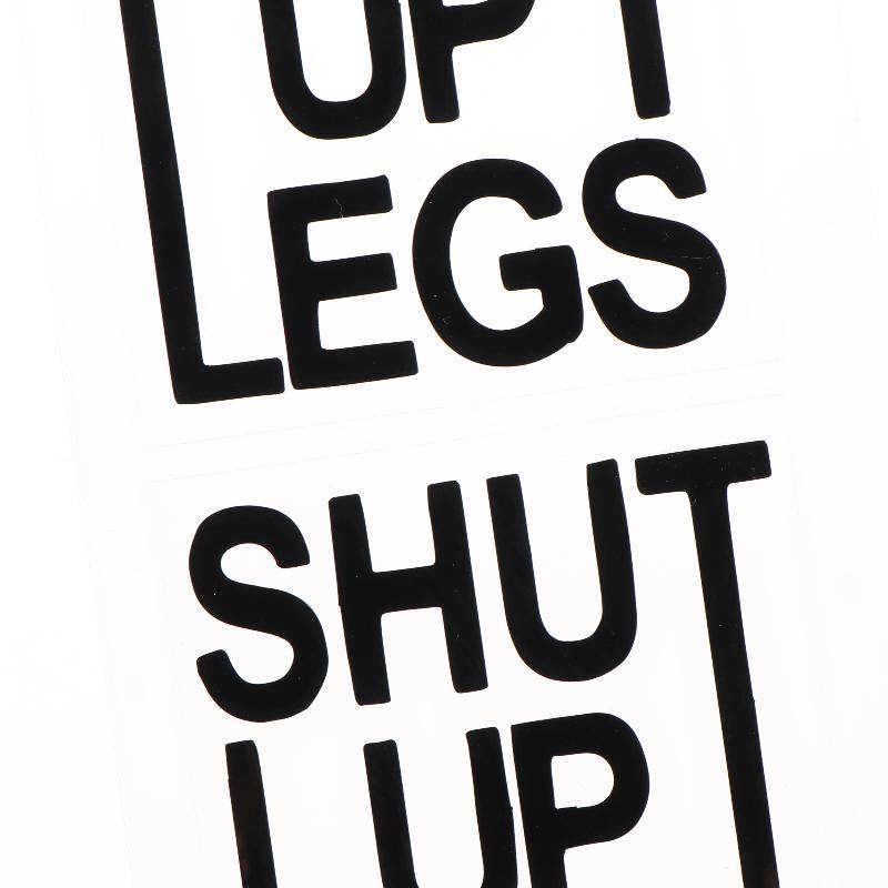 2Pcs Bicycle Frame Top Tube Stickers Shut Up Legs Bike Sticker Waterproof Vinyl Decal Decoration For Mtb Bike Accessories