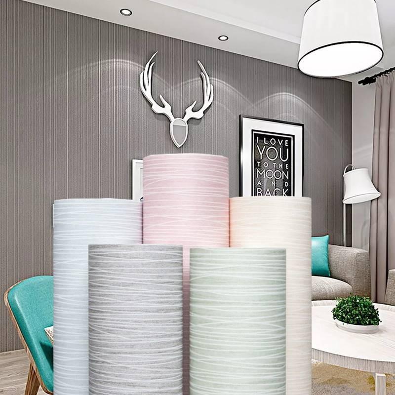 Wallpaper Modern Minimalist Metallic Cross Stripes Textured Wallpapers Floing