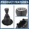 INFINAUTO Manual Gear Shift Knob for Peugeot Partner Gearbox Stick Shifter Lever Knob 5-Speed 2008-2022 -