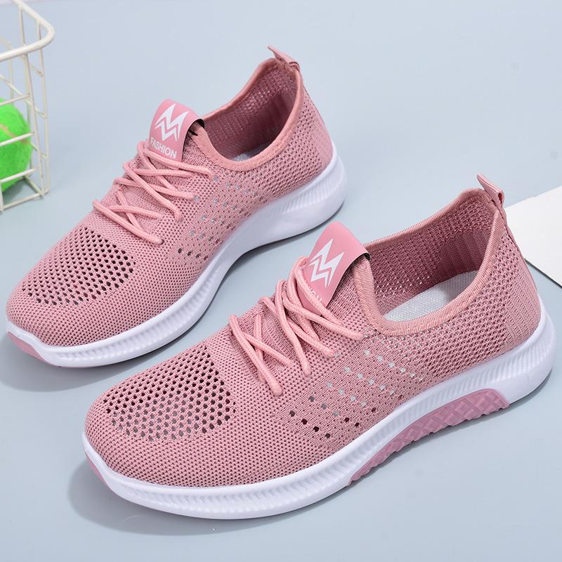 Women's Summer Mesh Shoes: Breathable, Fashionable, Casual Sports Sneakers for Middle-Aged & Elderly