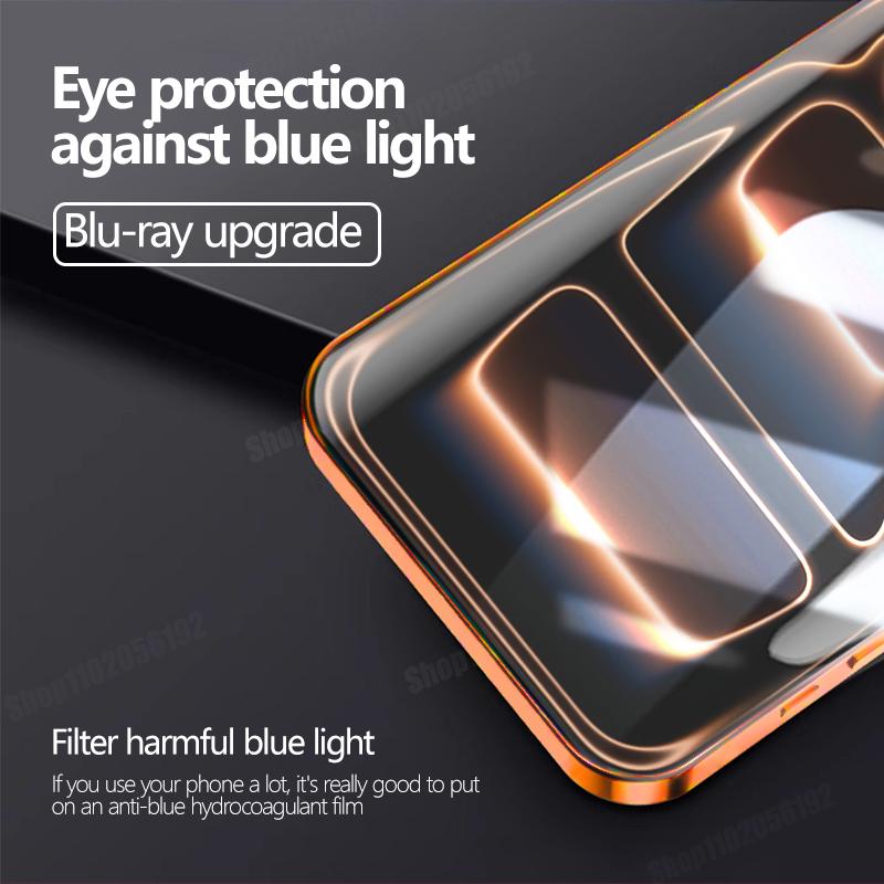 5PCS Full Cover Hydrogel Film For iPhone 17 Pro Max 17 Air Screen Protector For iPhone 16 Pro Max 14 15 Plus 12 13 Mini 16E Film