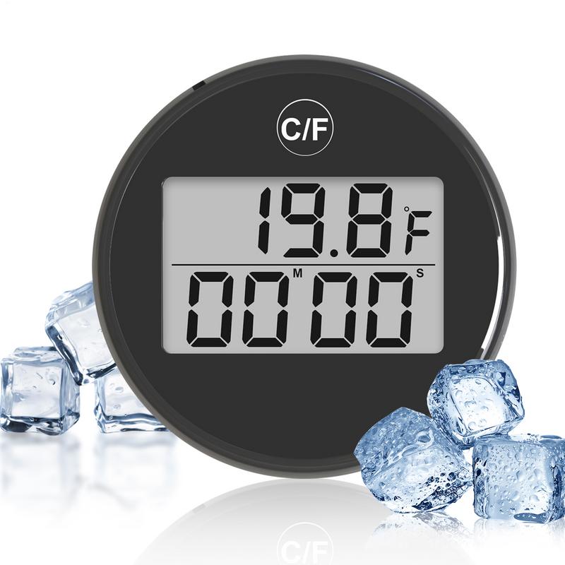 Water Bath Thermometer With Timer Small Floating Waterproof Ice Bath Thermometer With LED Display Waterproof Cold Plunge