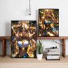 Agile Fashion Anime Girl Egyptian Style Sexy Goddess Poster Print Oil Painting Mural Living Room Home Decor Egyptian Characters