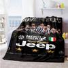 Juventus Personalized Text Blanket Throw Customizable Blanket Soft Warm Cozy for Living Room Office Chair Seaside Home Decor All-Season Use