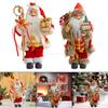 Weihnachtsmann Figur Schreibtisch Dekoration für Festival Büro Innen Santa Kuscheltier Feiertags Fenster Dekoration