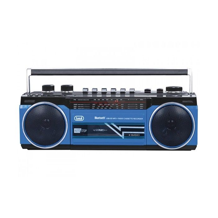 RADIO K7 BT BLEU USB SD RR 501 BT TREVI
