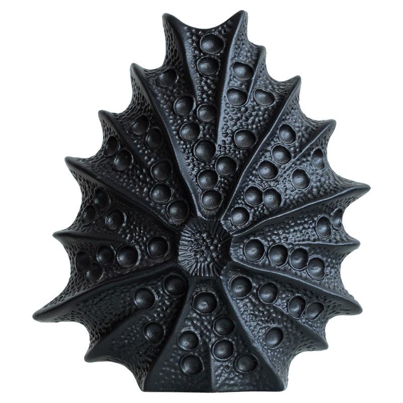 Sea Urchin Creative Pointed Mouth Ceramic Vase Advanced Sense Flower Arrangement Home Desktop Decoration Ornament