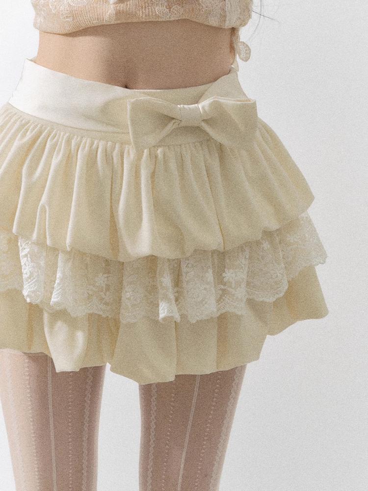 Dantela Spicy Girl Mini fusta plisata Femeii Toamna Iarna A-line Kawaii Sweet Party Fusta Harajuku Coreana Moda Casual Fusta