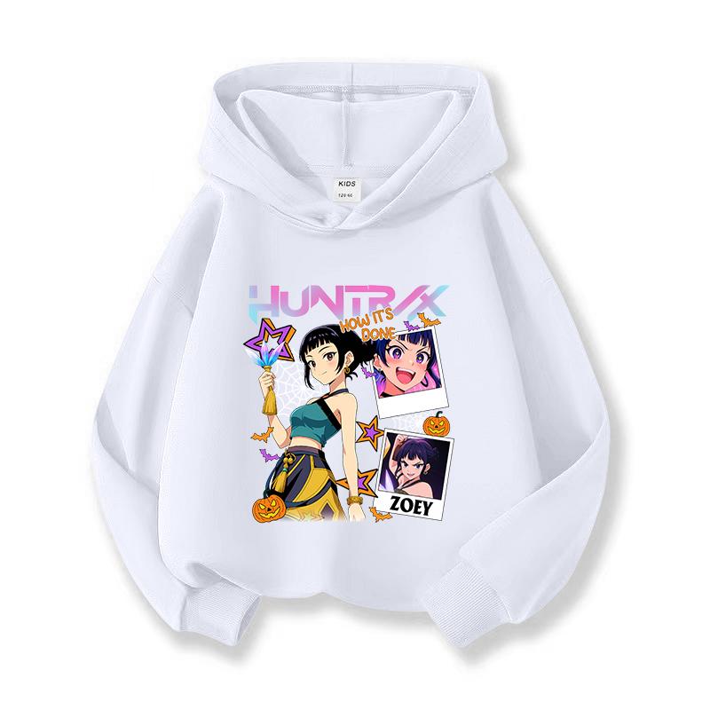 2025 KPop Demon Hunters Hoodie Fashion Sweatshirt Pullover Cute Long Sleeve Autumn Girls Cartoon Y2K Hoody Sportswear