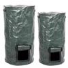 Reuseable Garden Collect Storage Bag Leaf Waste Bins Yard Compost Bag With Lid Composter Plastic