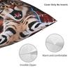 Cat Selfie with Santa Xmas  Pillow Case  Funny Pillow Cover Print Pillowcases For Wedding Party Home Decor
