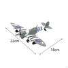 1/48 Airplane Model 3D Fighter Plane Handmade Toy, Assembly DIY Aircraft Puzzle,