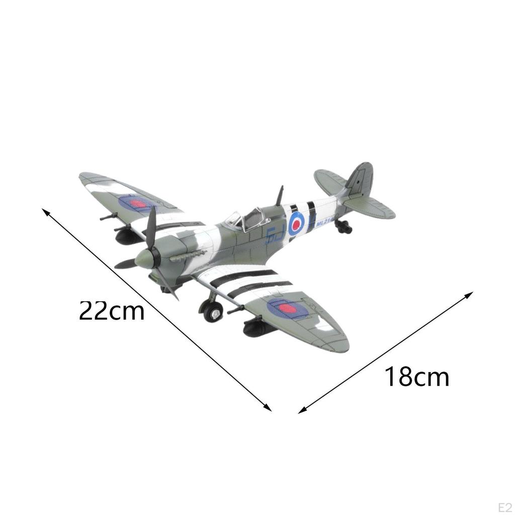 1/48 Airplane Model 3D Fighter Plane Handmade Toy, Assembly DIY Aircraft Puzzle,