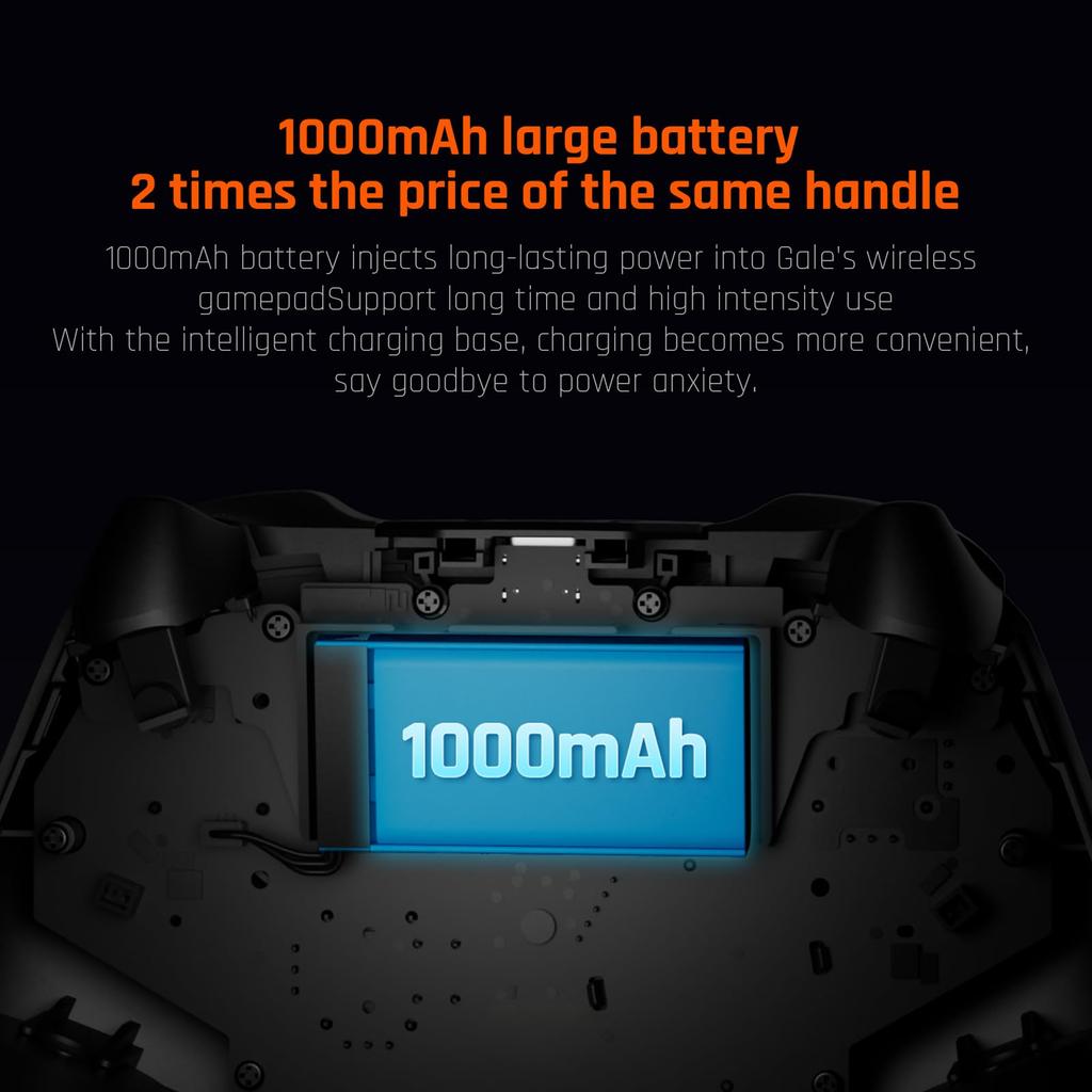 Wireless BIGBIG WON Gale PC Motion Hall Effect 4 Custom Wireless Gaming Controller for Controller, Controller, Aiming, Triggers, Buttons, App,