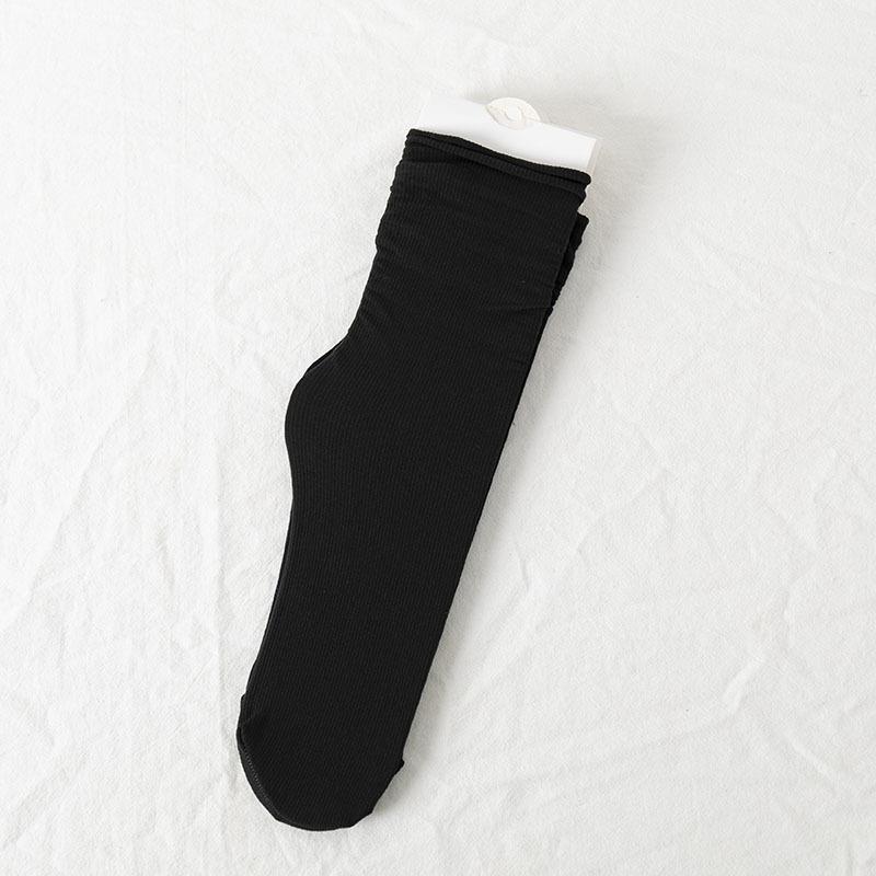 Bingbing Women's Trendy Mid-Calf Scrunched Socks - Summer To Autumn Versatile Style
