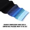 1 Pair Calf Sleeves Running Sports Leg Elastic Compression Sleeve Socks For Outdoor Sports Fitness ZPG
