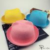 Boys Cap Girls Sun Hat Summer Children Panama Sun Hat Children Ear Decoration Sun Hat Solid Kid Floppy Panama Hat
