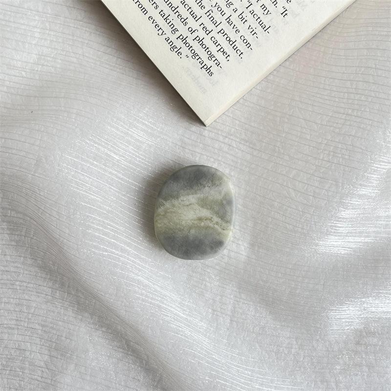 Natural Stone Marble Texture Phone Grip Holder, Finger Ring Support Socket Pocket Stand, Portable Mobile Phone Bracket for Secure Holding and Viewing