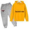 Conjunto Esportivo CR7 Infantil Primavera/Outono, Moletom com Estampa de Futebol e Calça, Edição 2025, Festival.