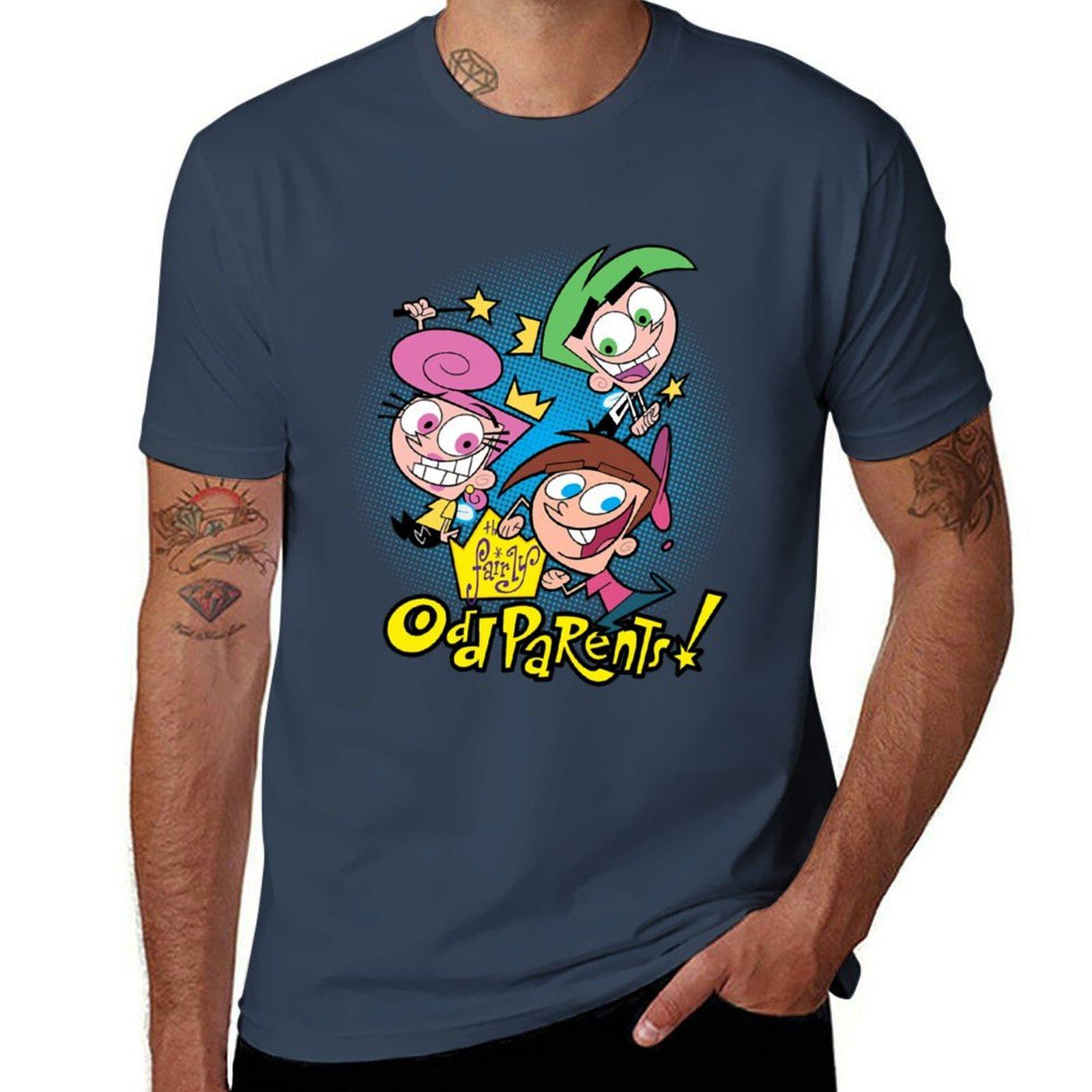 The Fairly Oddparents Timmy Cosmo And Wanda Tshirt Holiday Vacation Tee Shirt S