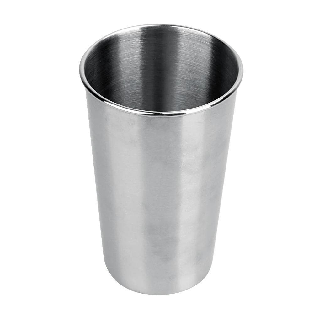 350ML/500ML Stainless Steel Mugs Metal Travel Mugs Tumbler Pint Glasses Cups Outdoor Camping Drinking Coffee Tea Beer Promotion