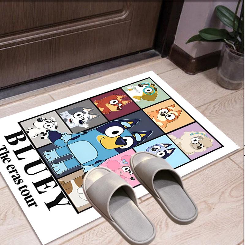 Bluey Pattern Rug, Indoor/Outdoor Mat, for Picnic, Gameroom, Bedroom, Office, Living Room, Home Decor Carpet, Birthday Gift