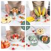 3-In-1 Multifunctional Fruit And Vegetable Slicer, Household Stainless Steel Fruit And Vegetable Separation Cutter, Kitchen Tool