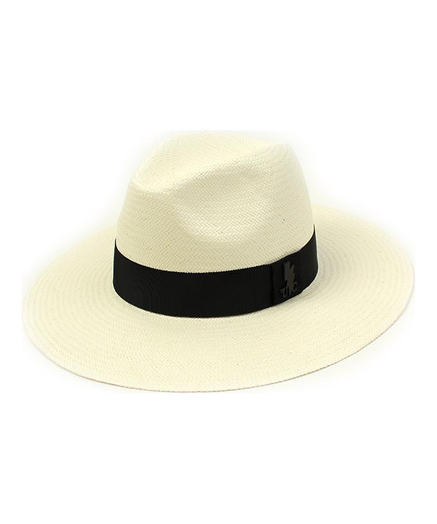 Yunibeosyeolkemiseuteuli Ivory Long Summer Fedora Panama Hat