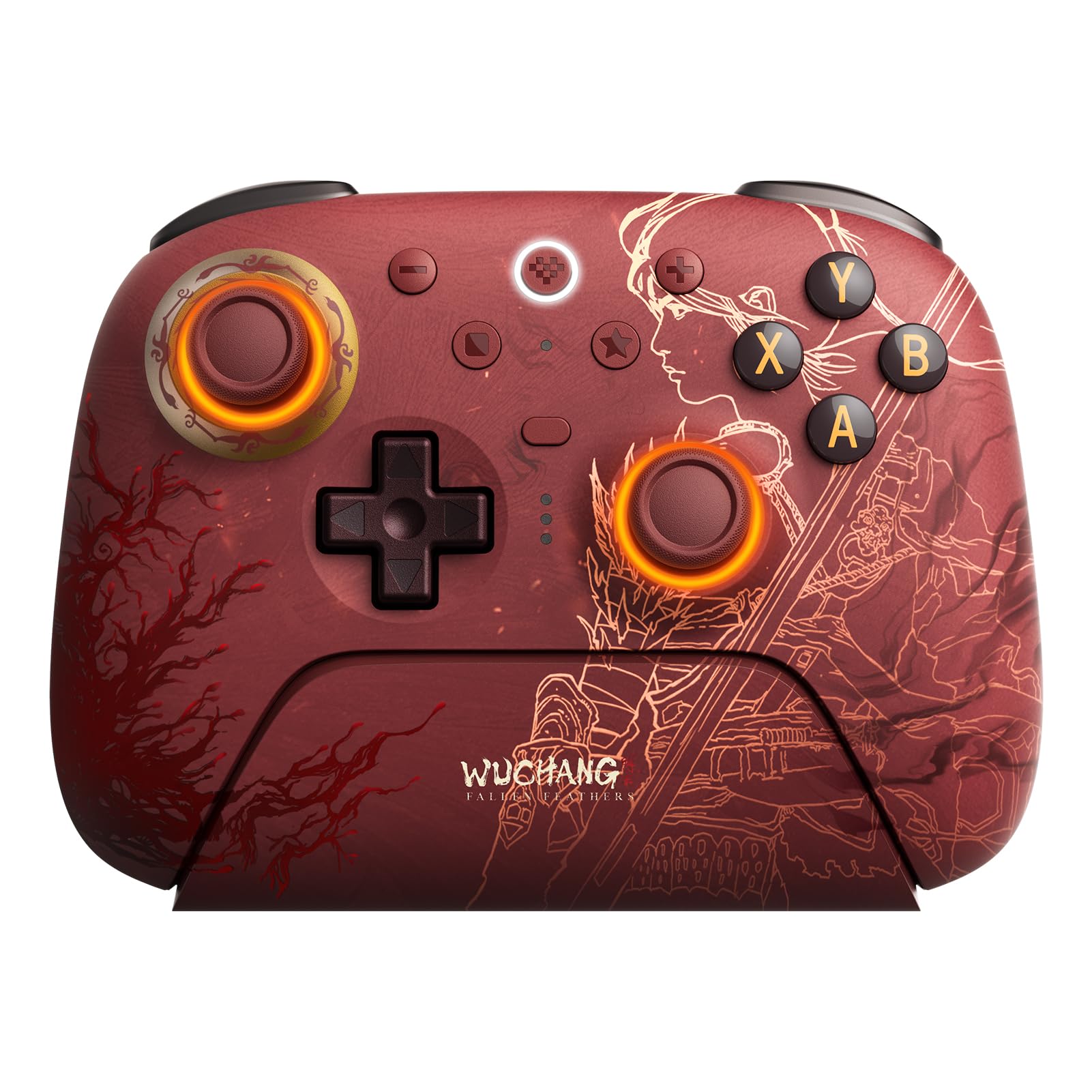 

8BitDo Ultimate 2 Wireless Controller for Windows Game Controller with TMR Switchable Hall RGB Fire Wireless Technology Fallen Feathers & Android,