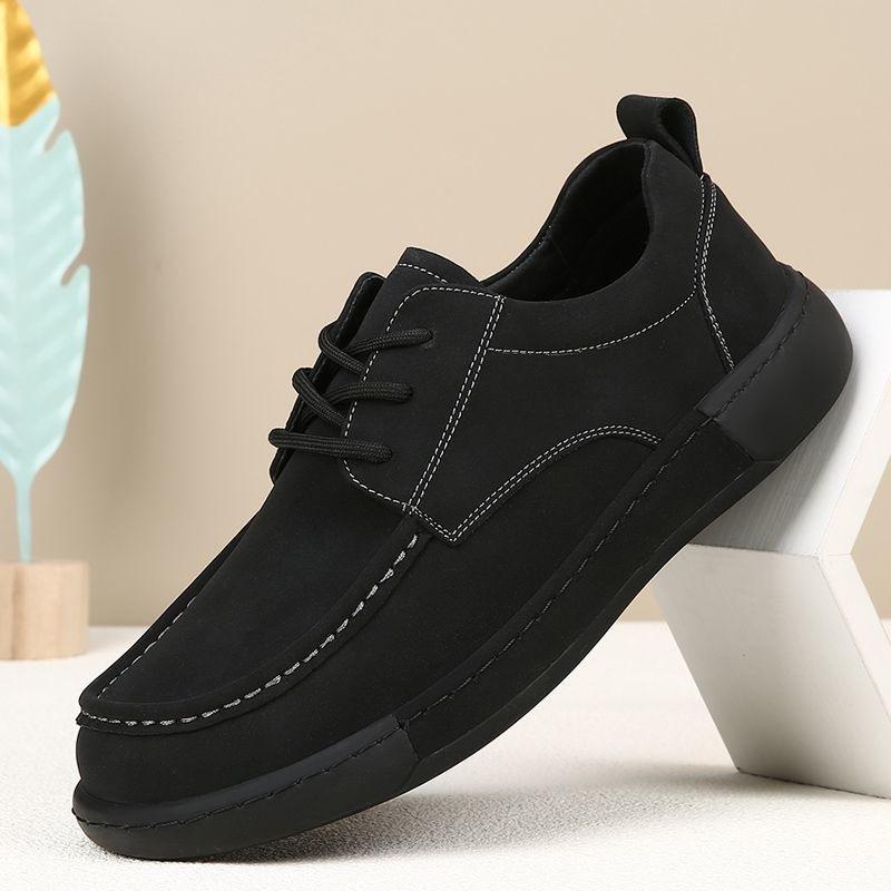 Men's 2025 Spring New Retro Soft-soled Men's Fashion Trend Breathable Casual Leather Shoes