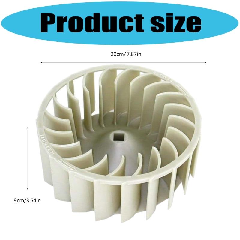 High Efficiency Industrial Dryer Blower Wheel Suitable for 697772 Model ABS Texture Enhanced Airflow Quiet Operation